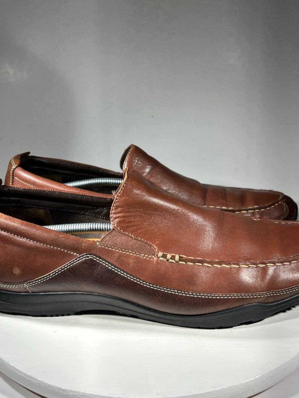 Cole Haan Tucker Venetian Mens Loafers Slip On Leather Shoes Size 15 M Brown CH - Picture 5 of 12